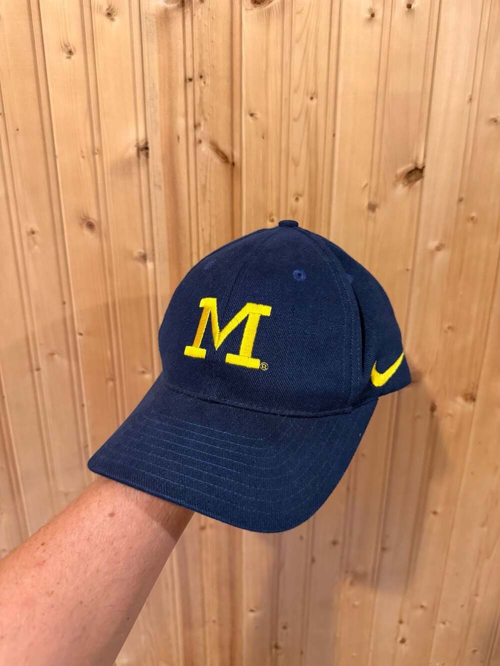Vintage 90s Nike Team Sports Michigan Wolverines Snapback Hat